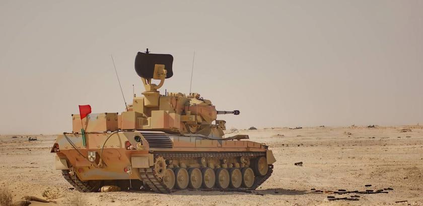 Oekraïense leger begon training op Duitse Gepard luchtafweer tanks, die Duitsland kocht van Qatar