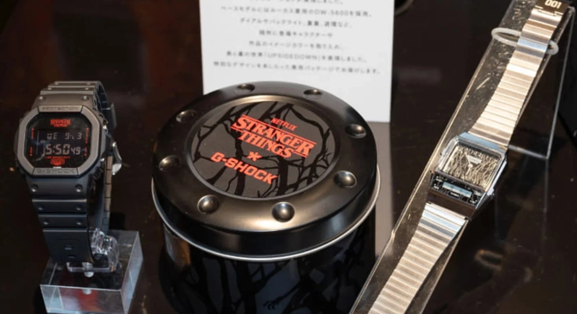 Casio presenteert: Stranger Things stijl horloge