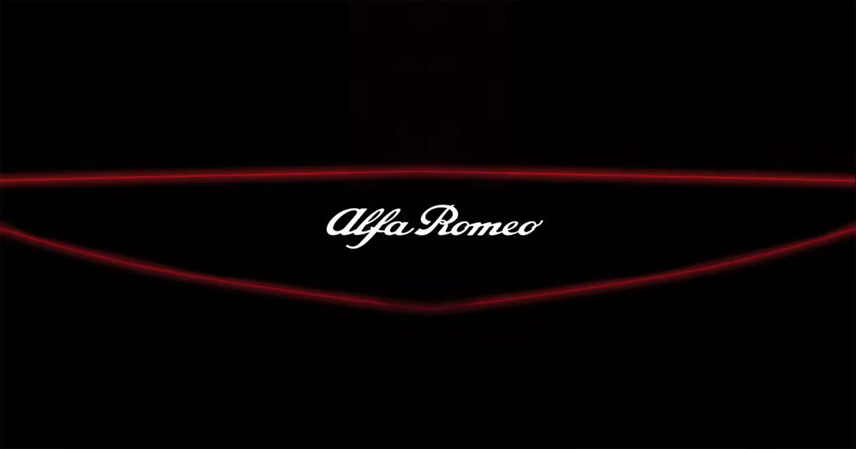 Alfa Romeo heeft een teaser onthuld van de lichtsignatuur die de nieuwe Stelvio zou kunnen krijgen (video)
