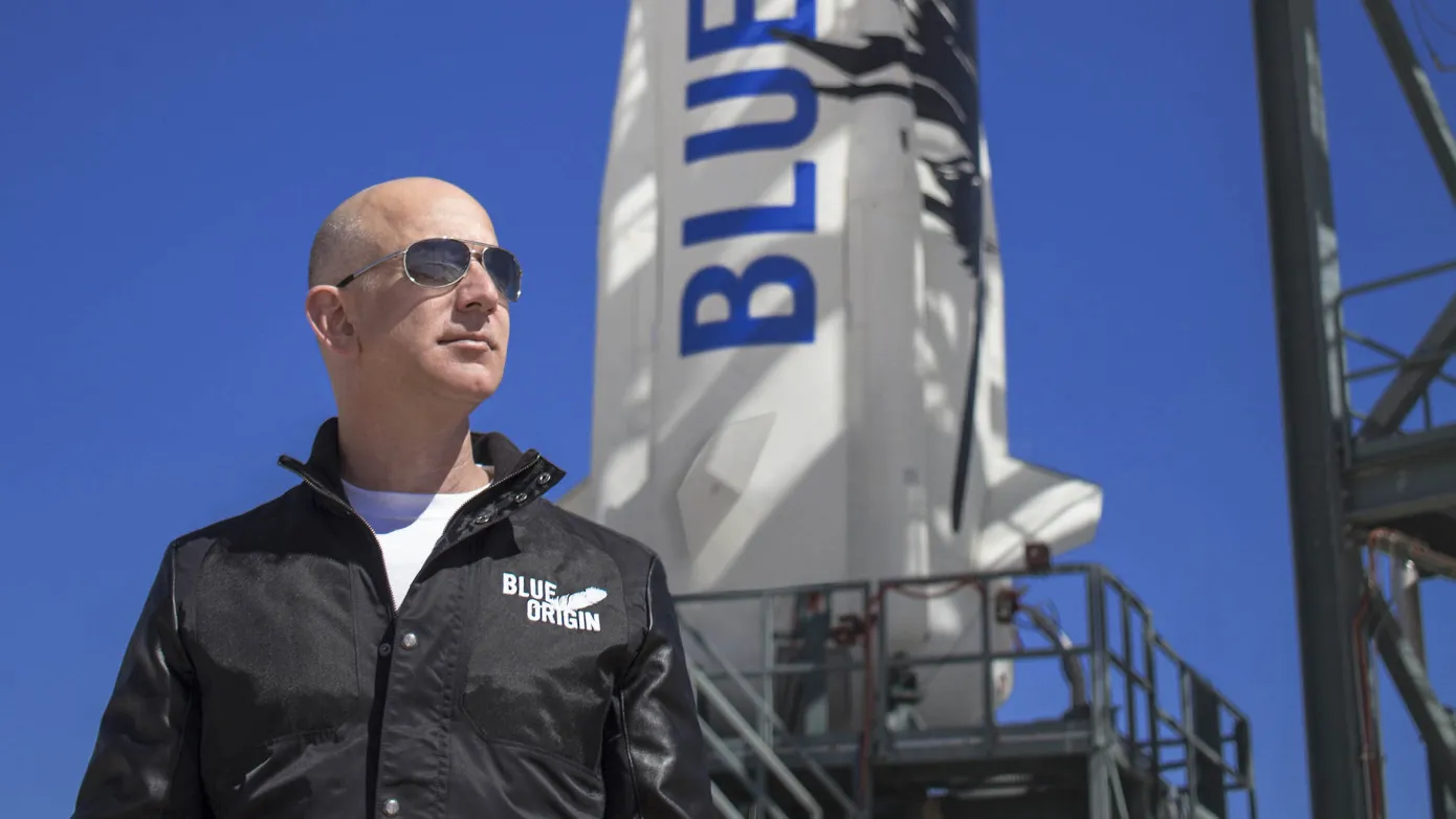 Blue Origin hervat suborbitale vluchten vanaf maandag na een onderbreking van 15 maanden Blue Origin hervat suborbitale vluchten vanaf maandag na een onderbreking van 15 maanden