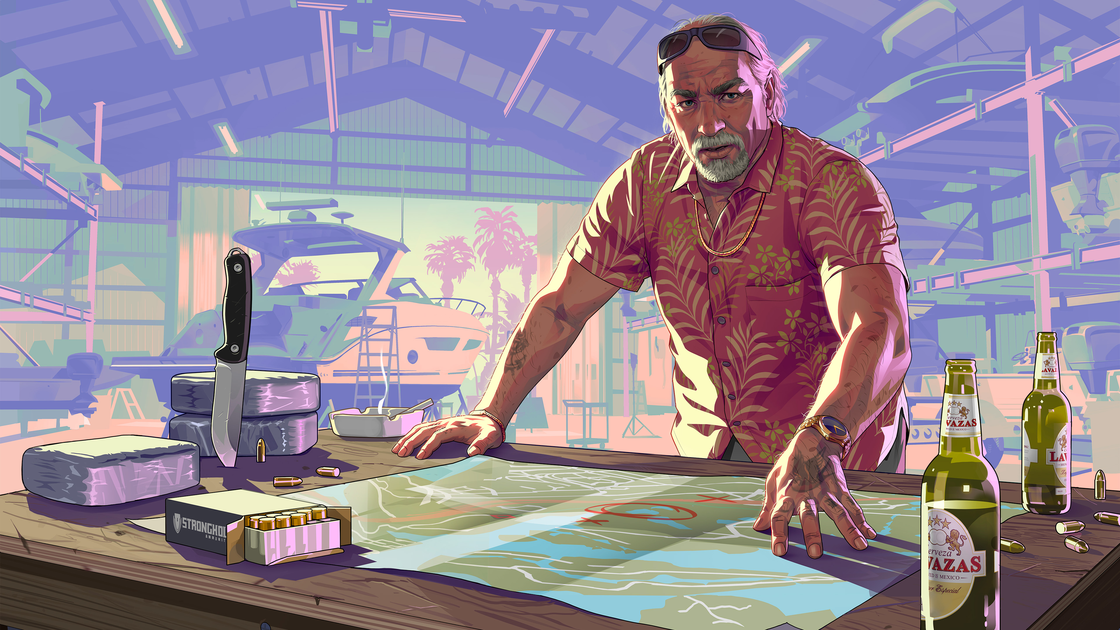 GTA 6 zal een grootschalige kaart hebben met zes regio's - Rockstar opent het gordijn over de wereld van Vice City GTA 6 zal een grootschalige kaart hebben met zes regio's - Rockstar opent het gordijn over de wereld van Vice City