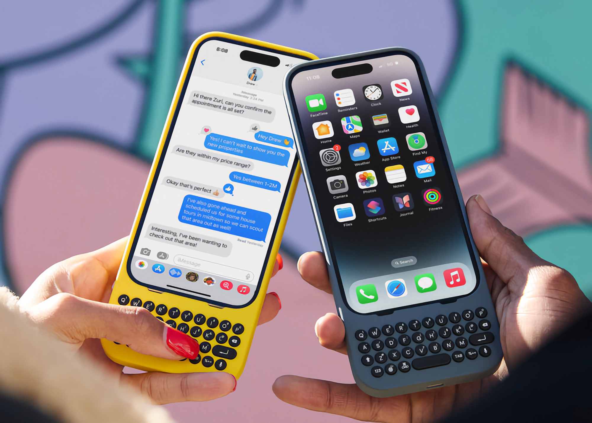 Mis je het fysieke toetsenbord in je smartphone? Clicks heeft een QWERTY-toetsenbordhoesje aangekondigd voor iPhone 14 Pro en iPhone 15 Pro vanaf € 139. Mis je het fysieke toetsenbord in je smartphone? Clicks heeft een QWERTY-toetsenbordhoesje aangekondigd voor iPhone 14 Pro en iPhone 15 Pro vanaf € 139.