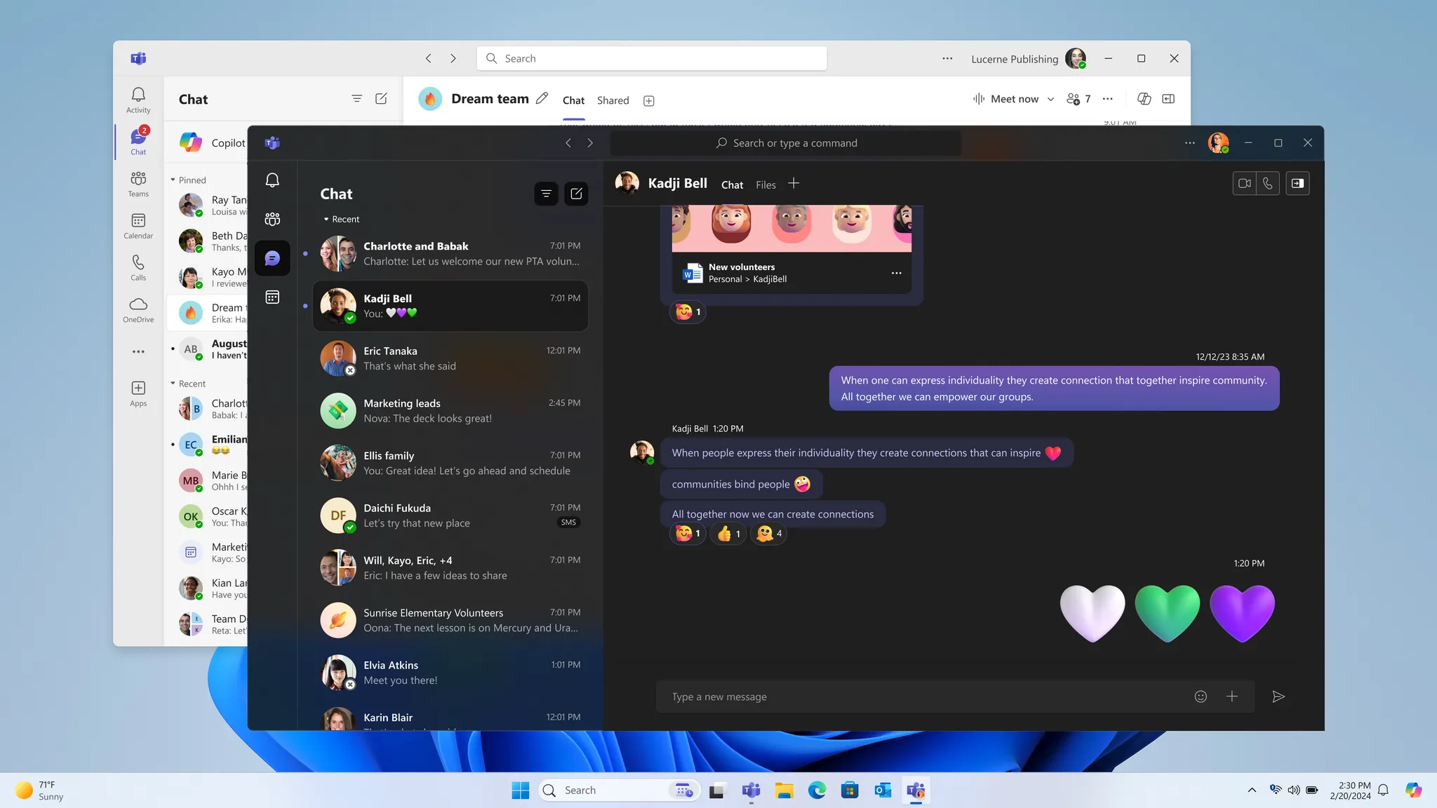 Eén Microsoft Teams-app voor school- en werkaccounts is nu beschikbaar Eén Microsoft Teams-app voor school- en werkaccounts is nu beschikbaar