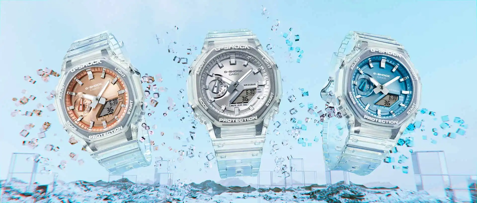 Tijd om te schitteren: De nieuwe Casio GA-2100 met Metal Chic is al in Europa Een kleurrijk meesterwerk: Casio lanceert nieuwe GA-2100 met levendige metalen wijzerplaat