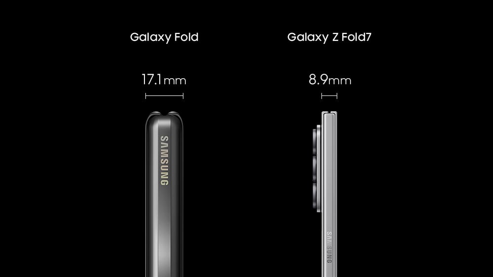 Samsung vernieuwt zijn ontwerp: hoeveel dunner is de Galaxy Fold 7? Nieuwe Galaxy Fold 7: Dunner dan zijn voorganger of gewoon een illusie?
