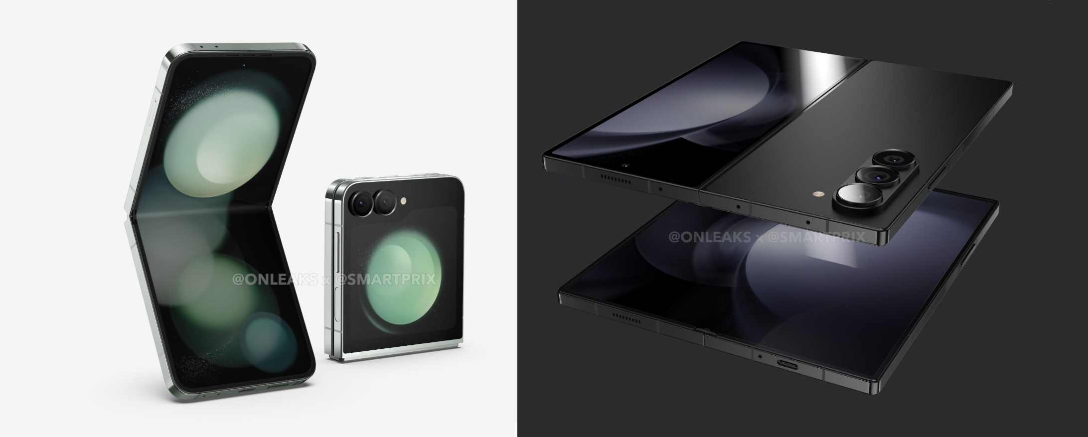 Een insider heeft onthuld in welke kleuren de opvouwbare smartphones Samsung Galaxy Fold 6 en Galaxy Flip 6 worden geleverd. Een insider heeft onthuld in welke kleuren de opvouwbare smartphones Samsung Galaxy Fold 6 en Galaxy Flip 6 worden geleverd.