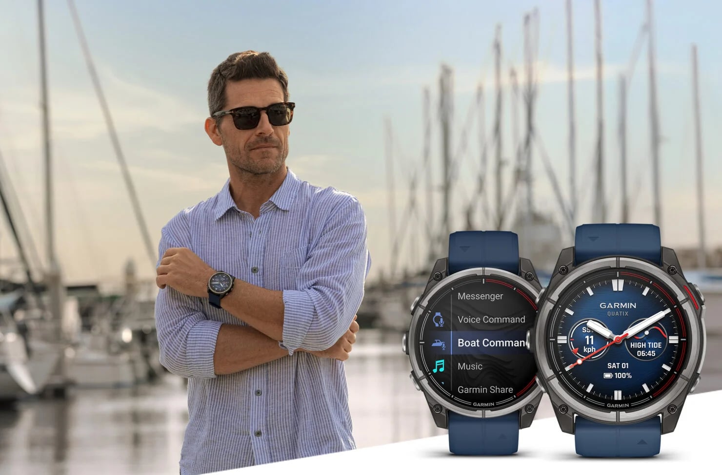 Navigeer in stijl over de zeeën: introductie van Garmin's quatix 8 Garmin quatix 8: Introductie van de ultieme marine-vriendelijke smartwatch
