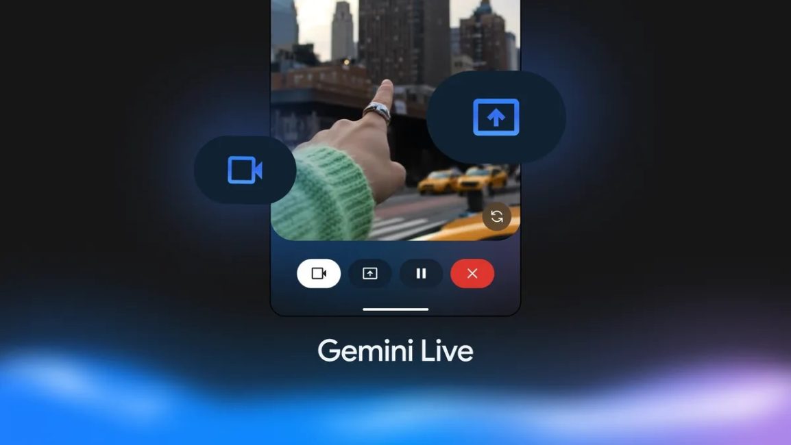 Gemini Live-updates: duidelijker video en nieuwe Android-interface