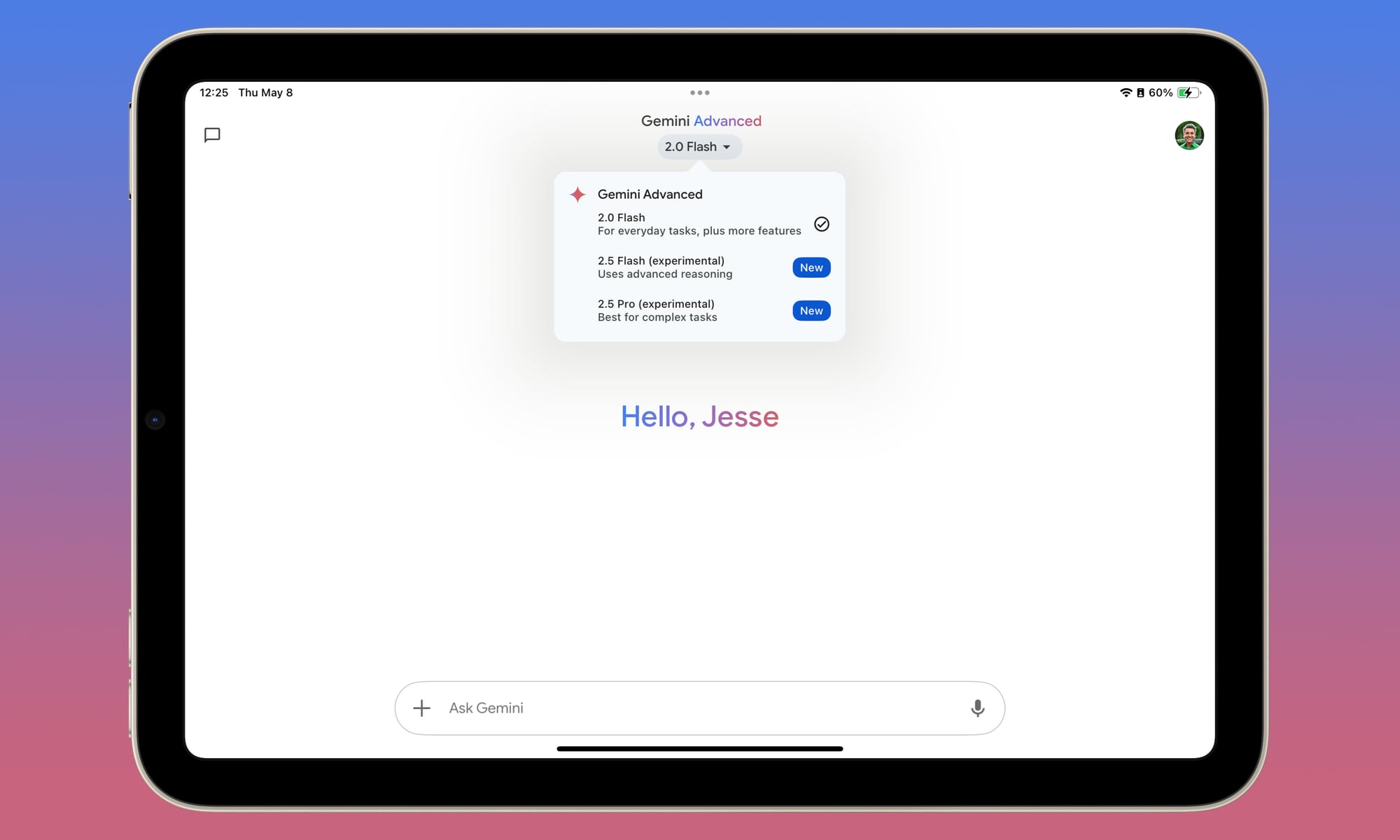 Veranderingen in Gemini: ondersteuning van zijmenu voor apparaten op tablets Update Gemini: zijmenu nu op tablets