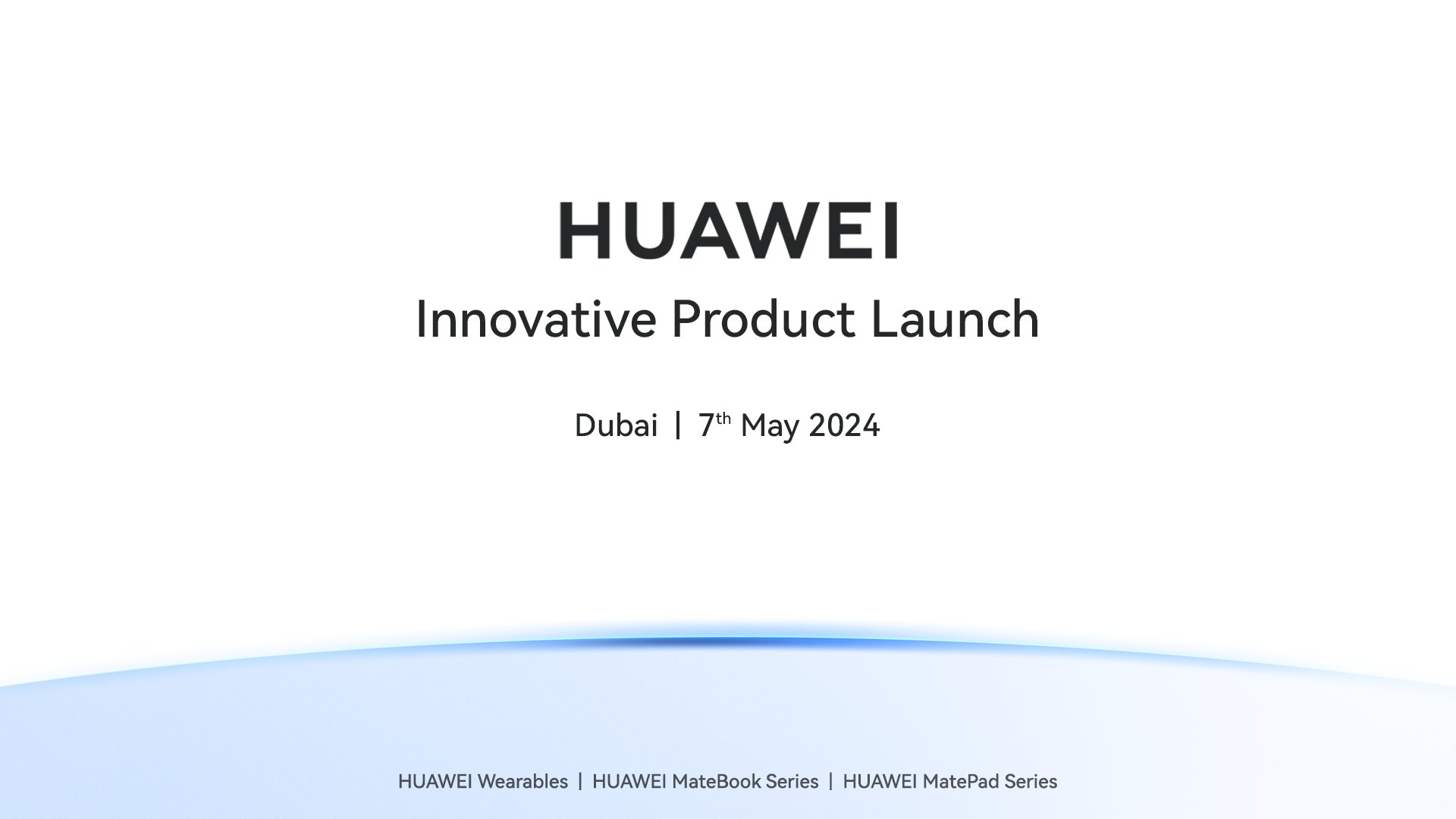 Huawei houdt op 7 mei een wereldwijde presentatie, in afwachting van de release van Watch Fit 3, MateBook X Pro 2024 en de nieuwe MatePad-serie
