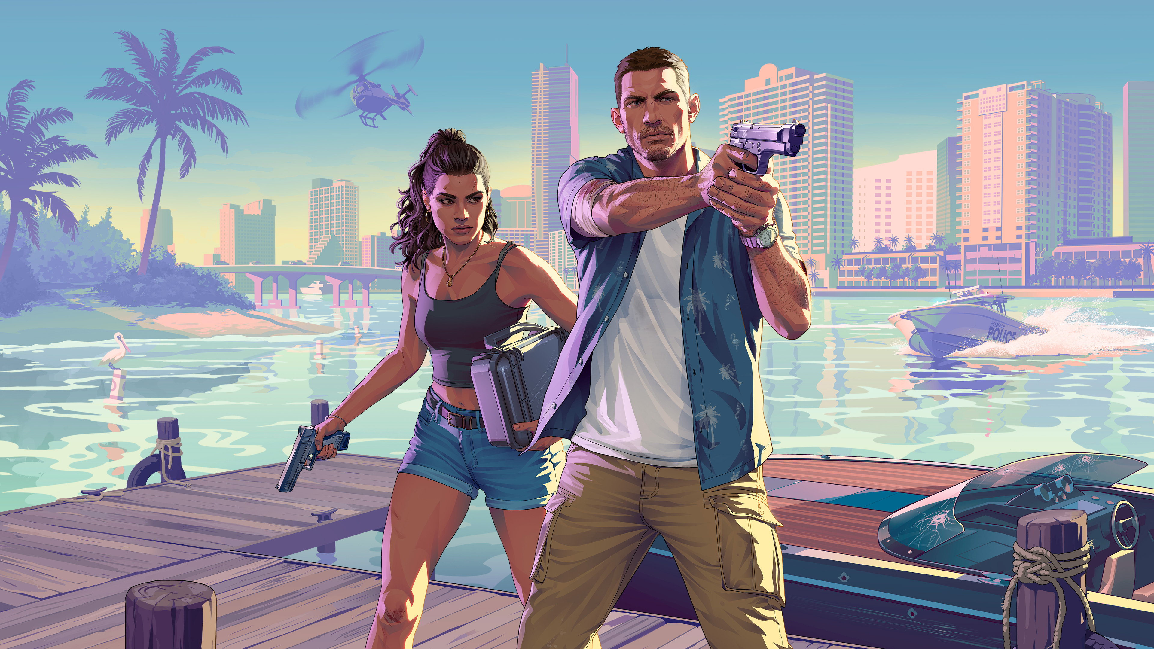 In afwachting van GTA VI: de community raadt de inhoud van de banner Het mysterie is onthuld: wat schuilt er achter de eerste banner van GTA VI?