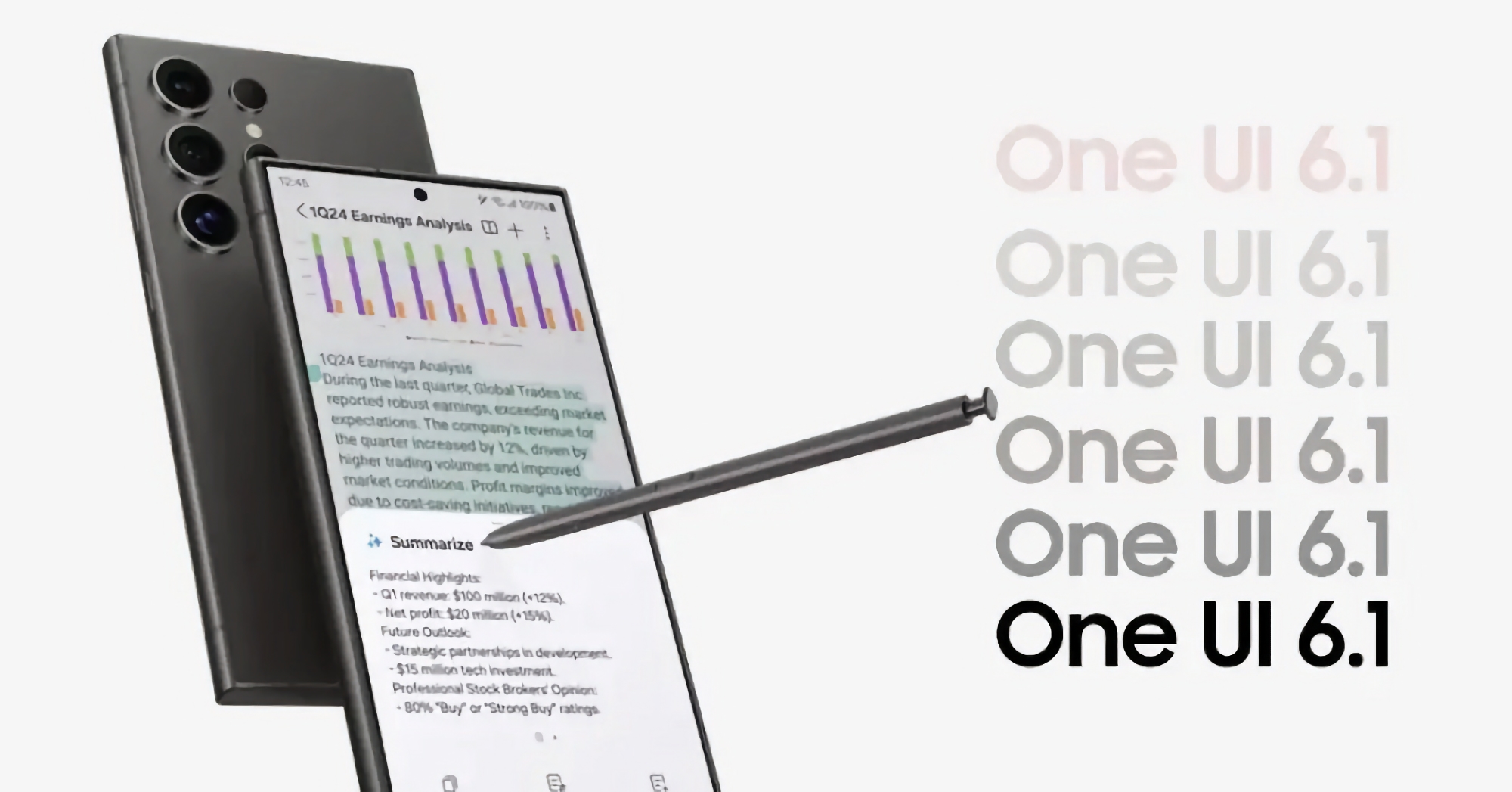 Lijst van Samsung Galaxy smartphones en tablets die One UI 6.1 krijgen Lijst van Samsung Galaxy smartphones en tablets die One UI 6.1 krijgen