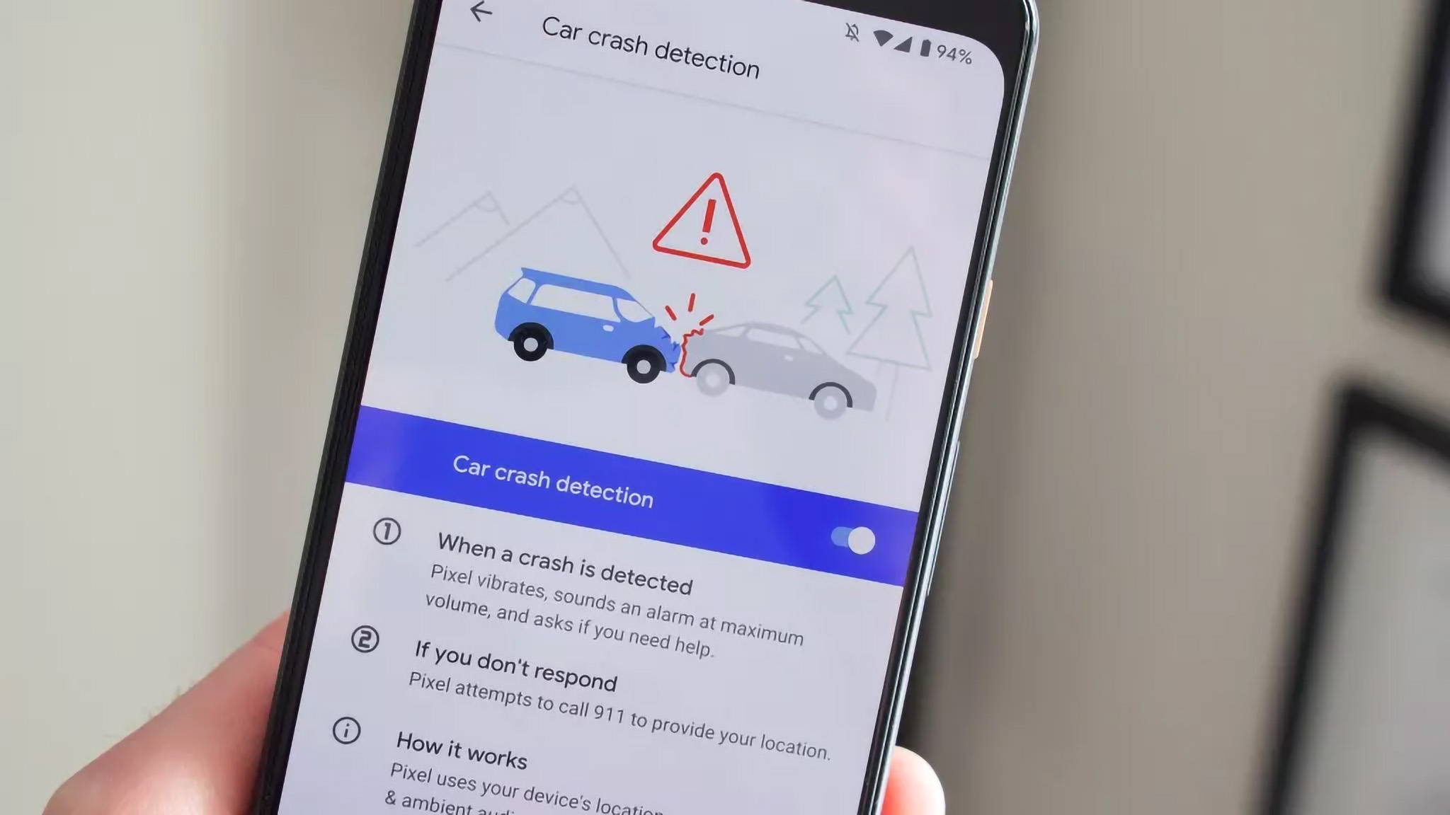 Technologie om te helpen: hoe Google Pixel ongelukken op de weg detecteert Google Pixel lanceert nieuwe functie: botsingsdetectie bij auto's
