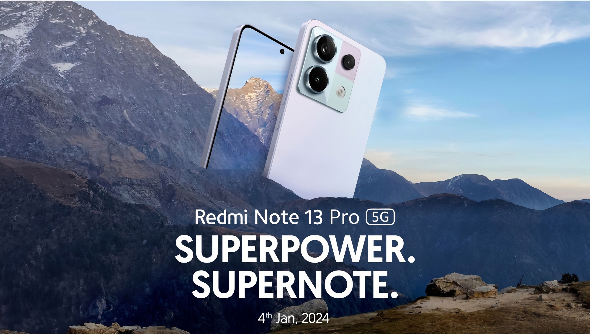 Xiaomi heeft bevestigd dat het de Redmi Note 13 Pro met Snapdragon 7s Gen 2-chip aan boord op 4 januari zal onthullen. Xiaomi heeft bevestigd dat het de Redmi Note 13 Pro met Snapdragon 7s Gen 2-chip aan boord op 4 januari zal onthullen.