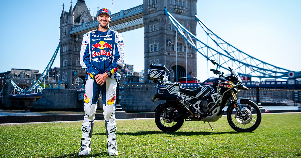 Londen ontmoet Sam Sunderland bij Race Around the World Sam Sunderland boekt vooruitgang voor de Race Around the World
