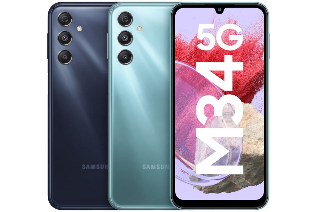 Samsung Galaxy M34 - Exynos 1280, 120Hz AMOLED scherm, 50MP camera met OIS en 6000mAh batterij vanaf $200 Samsung Galaxy M34 - Exynos 1280, 120Hz AMOLED scherm, 50MP camera met OIS en 6000mAh batterij vanaf $200