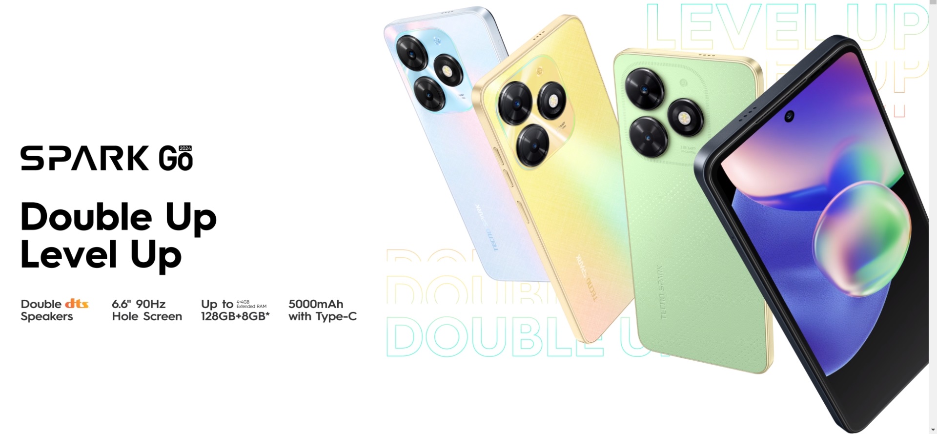 Tecno Spark Go (2024) is een budgetsmartphone met Android 13, 90Hz scherm en 5000 mA*h batterij geprijsd vanaf $80 Tecno Spark Go (2024) is een budgetsmartphone met Android 13, 90Hz scherm en 5000 mA*h batterij geprijsd vanaf $80
