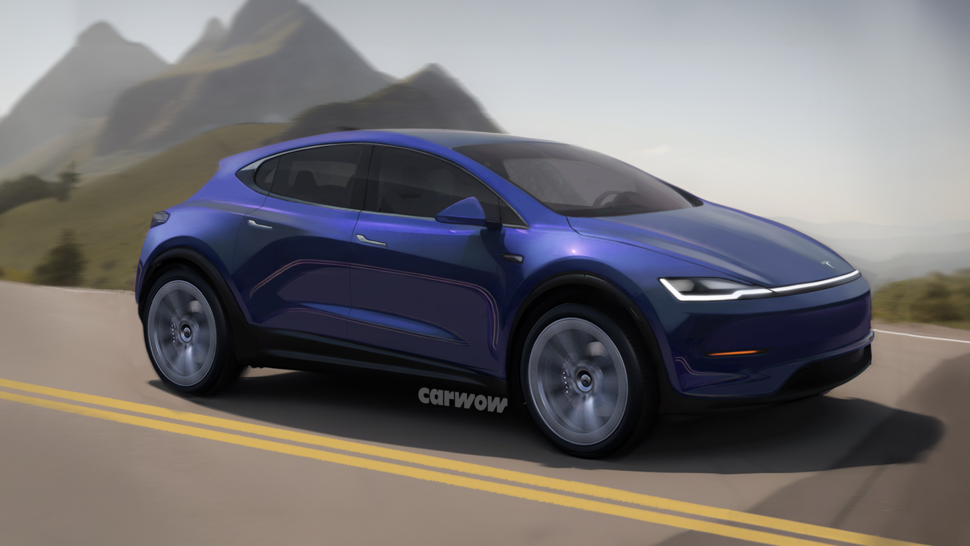 Zo zou Tesla's nieuwe elektrische auto eruit kunnen zien