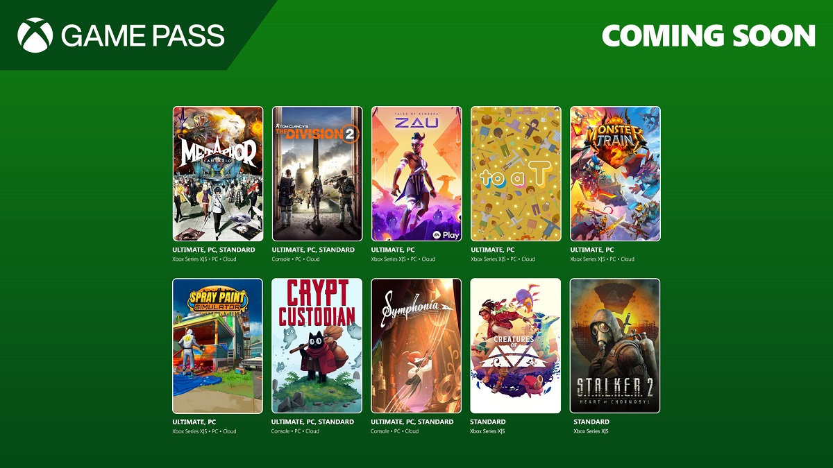 Selectie van nieuwe games voor Xbox Game Pass: populaire releases zijn er al! Grote updates en nieuwe games: Wat te verwachten van Xbox Game Pass?