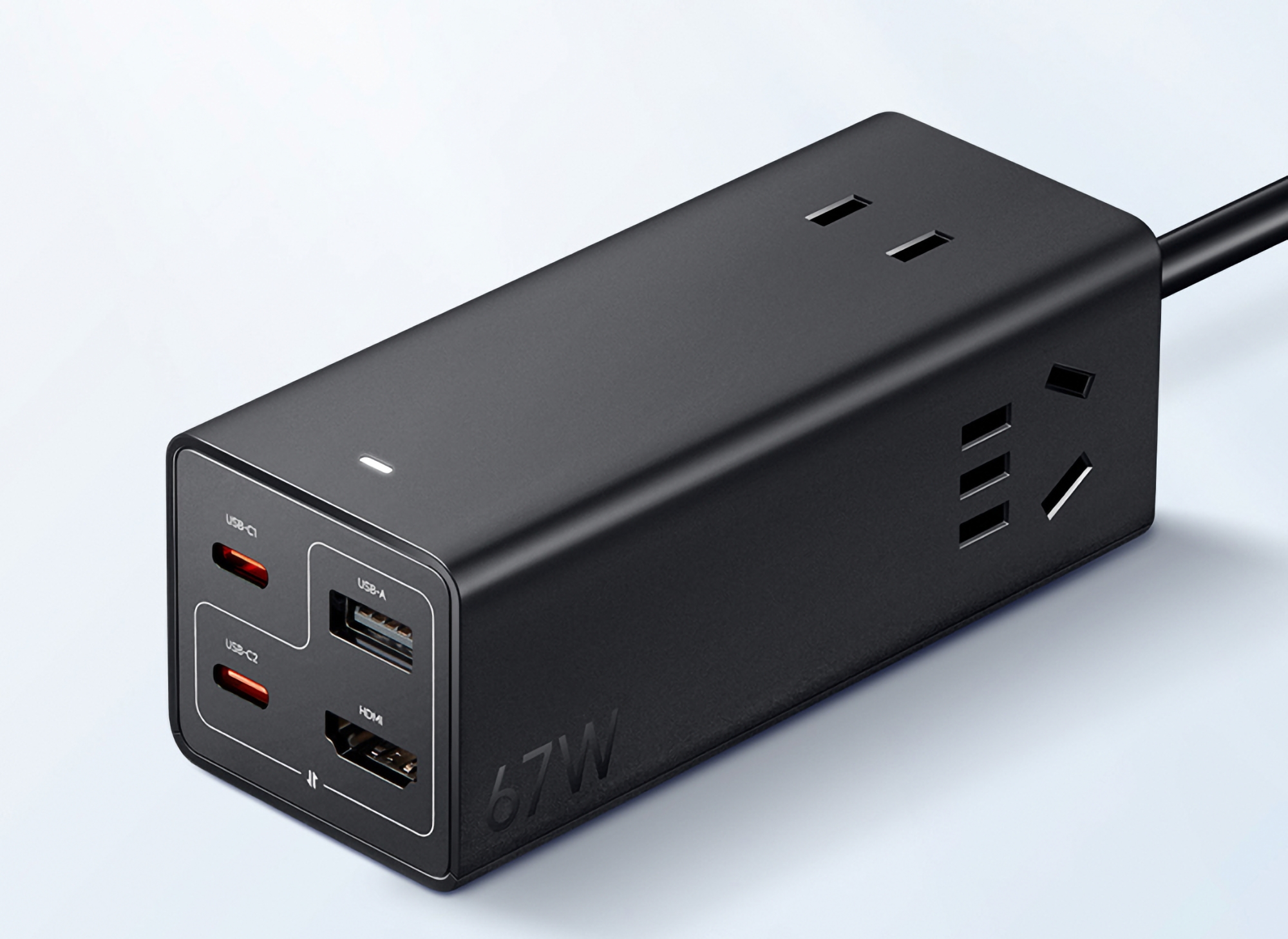 Xiaomi heeft Desktop Fast Charging Socket Pro onthuld met 65W vermogen, USB-poorten, HDMI en een prijs van $25. Xiaomi heeft Desktop Fast Charging Socket Pro onthuld met 65W vermogen, USB-poorten, HDMI en een prijs van $25.
