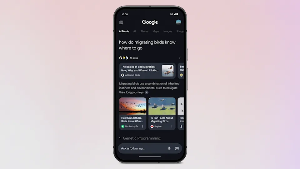 Google One krijgt AI Mode: een nieuw niveau van zoeken