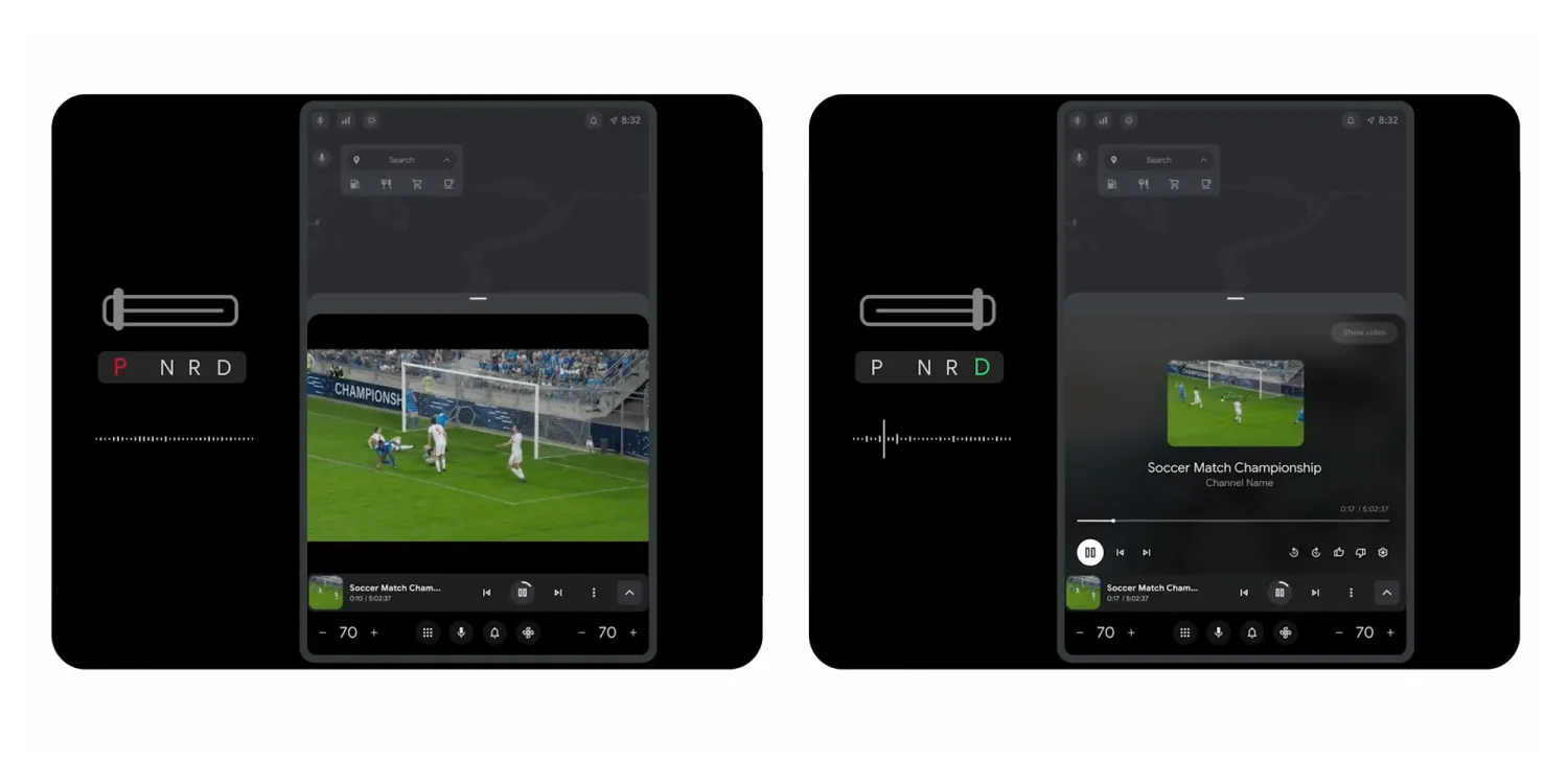 Video en audio tegelijkertijd: Google bijgewerkt Android Auto Google breidt de mogelijkheden van Android Auto uit: video en audio in een duo