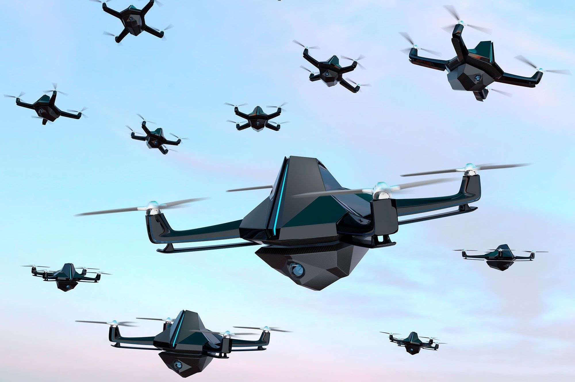 Van fantasie naar werkelijkheid: hoe droneswermen de manier waarop we over technologie denken veranderen Een stijlvolle zwerm drones: de kunst van perpetuele beweging
