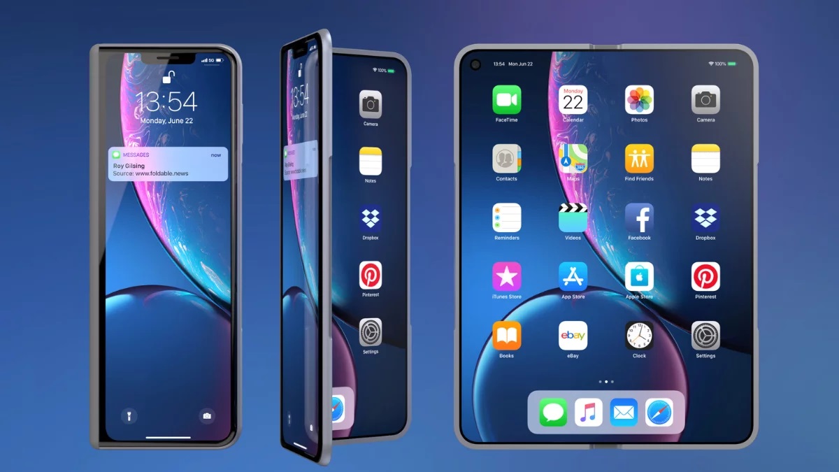 Een visualiseerde revolutionaire ontwerp: de vouwbare iPhone van de toekomst Vouwbare iPhone: Een blik op de toekomst in beelden