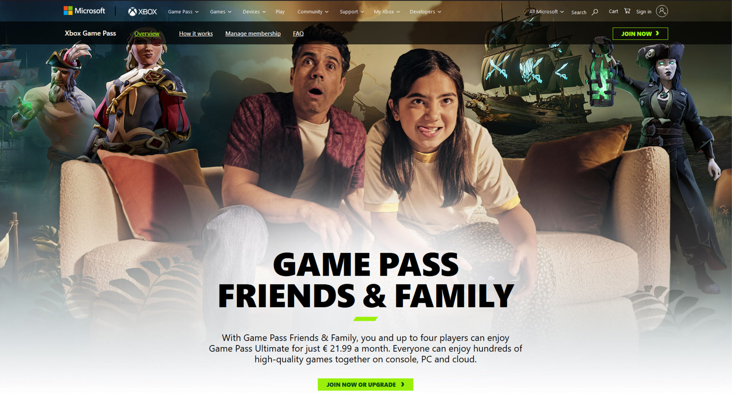 Microsoft heeft de sluiting aangekondigd van de Xbox Game Pass Friends & Family-functie in landen waar deze eerder was gelanceerd om te testen Microsoft heeft de sluiting aangekondigd van de Xbox Game Pass Friends & Family-functie in landen waar deze eerder was gelanceerd om te testen