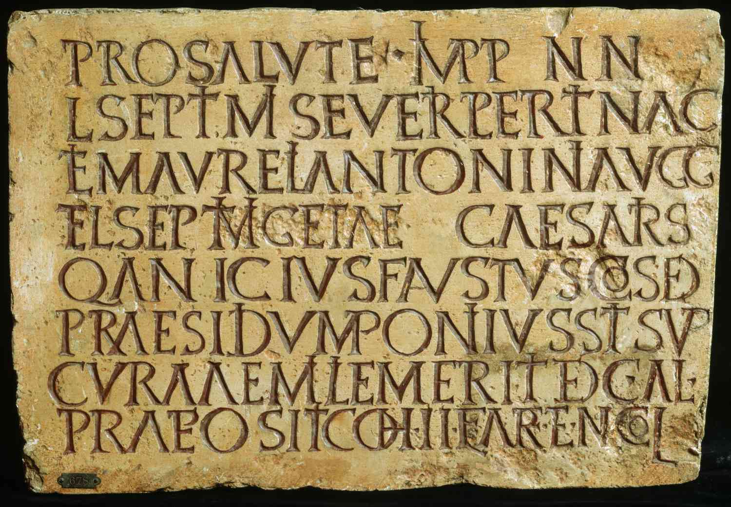 Een historische weergave van Latijns schrift: geen spaties tussen woorden