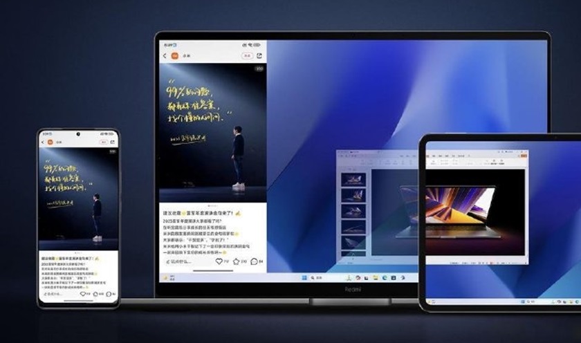 Xiaomi heeft de mogelijkheden onthuld van het delen van Redmi K70 smartphones en Redmi Book 2024 laptops met HyperOS Xiaomi heeft de mogelijkheden onthuld van het delen van Redmi K70 smartphones en Redmi Book 2024 laptops met HyperOS
