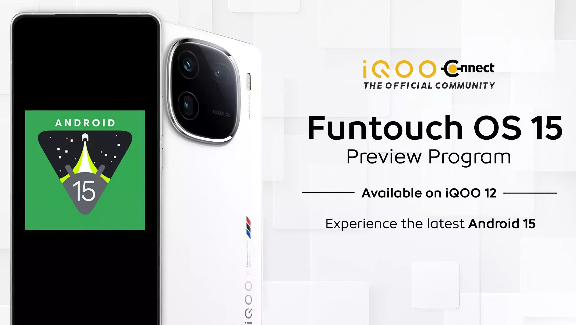 De iQOO 12 en vivo X100 Pro krijgen binnenkort Android 15 beta met Funtouch OS 15 aan boord De iQOO 12 en vivo X100 Pro krijgen binnenkort Android 15 beta met Funtouch OS 15 aan boord