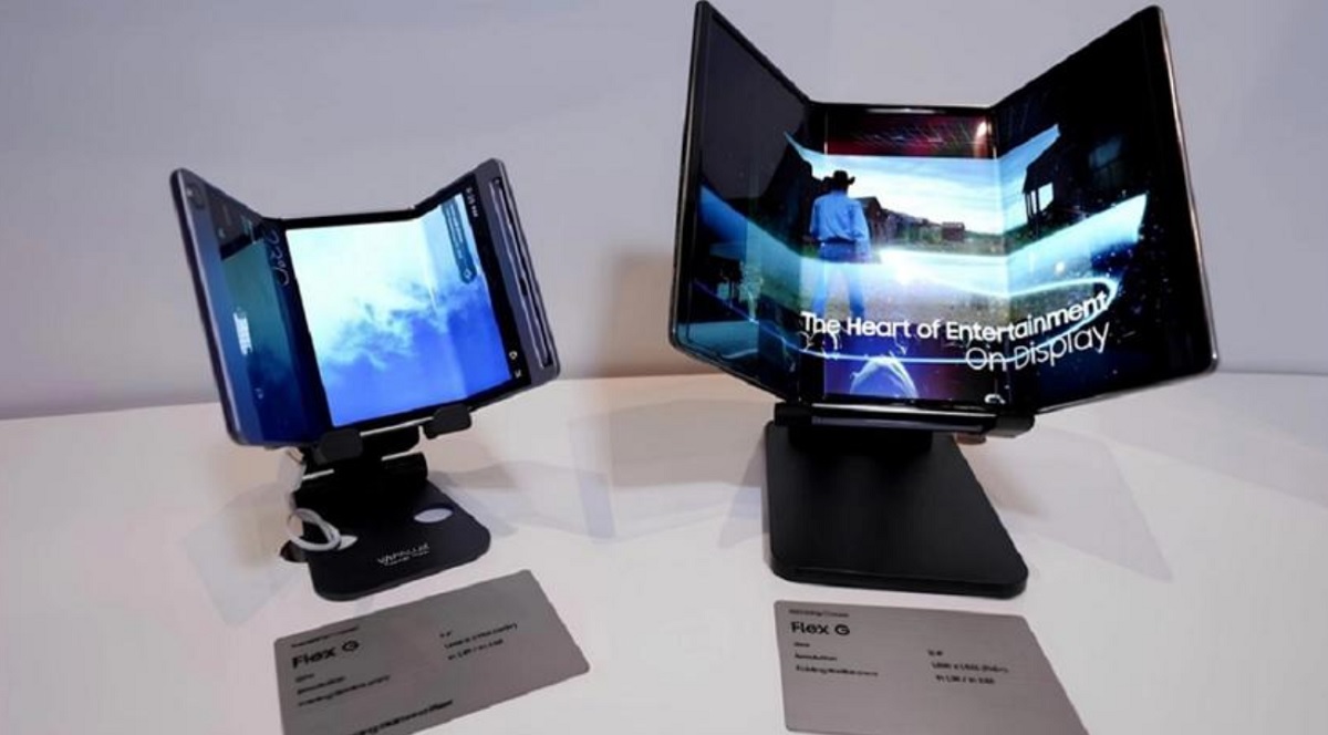 Samsung's opvouwbare technologie: Flex G verbaast bezoekers van CES 2023 Samsung Flex G: Duik in de innovaties van CES 2023