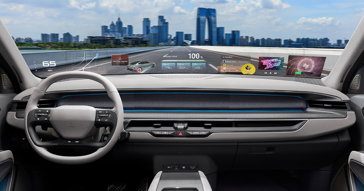 Een nieuwe manier om naar de weg te kijken: de voordelen van 'Holographic Windshield Display'-technologie Holografische voorruitdisplays: een revolutie in de auto-industrie
