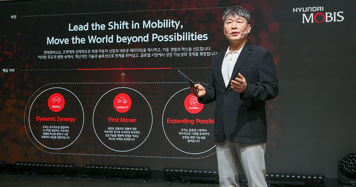 De visie van een insider: Evaluatie van de strategie van Hyundai Mobis door CEO Lee Gyu-suk Lee Gyu-suk onthult de belangrijkste strategie van Hyundai Mobis voor de komende jaren