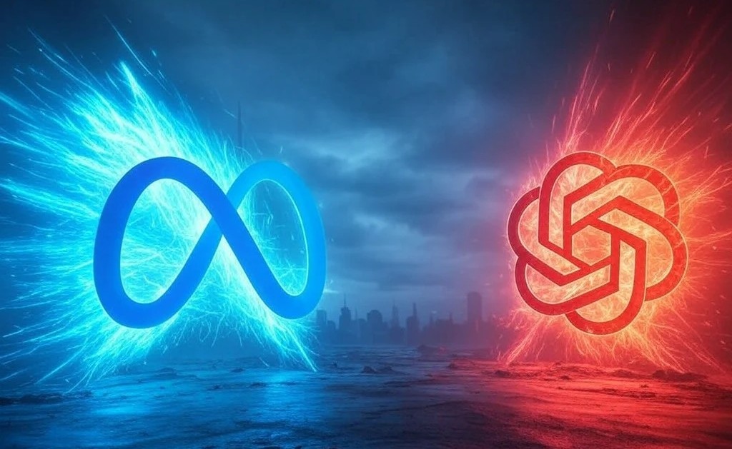 Meta en OpenAI: wat is de symboliek achter de logo's? Een unie van reuzen: Meta en OpenAI in samenwerking?