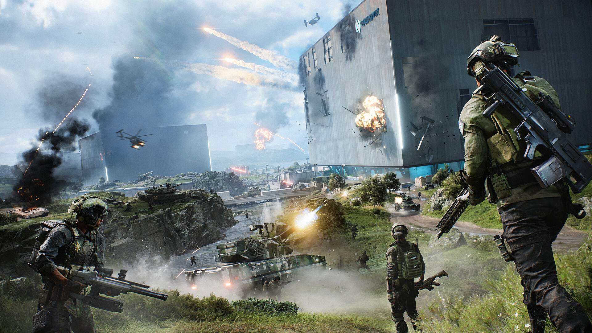 Laten we ons onderdompelen in Battlefield 2042: Wat de nieuwe afbeeldingen laten zien Battlefield 2042: Eerste indrukwekkende screenshots die de aanstaande oorlog onthullen