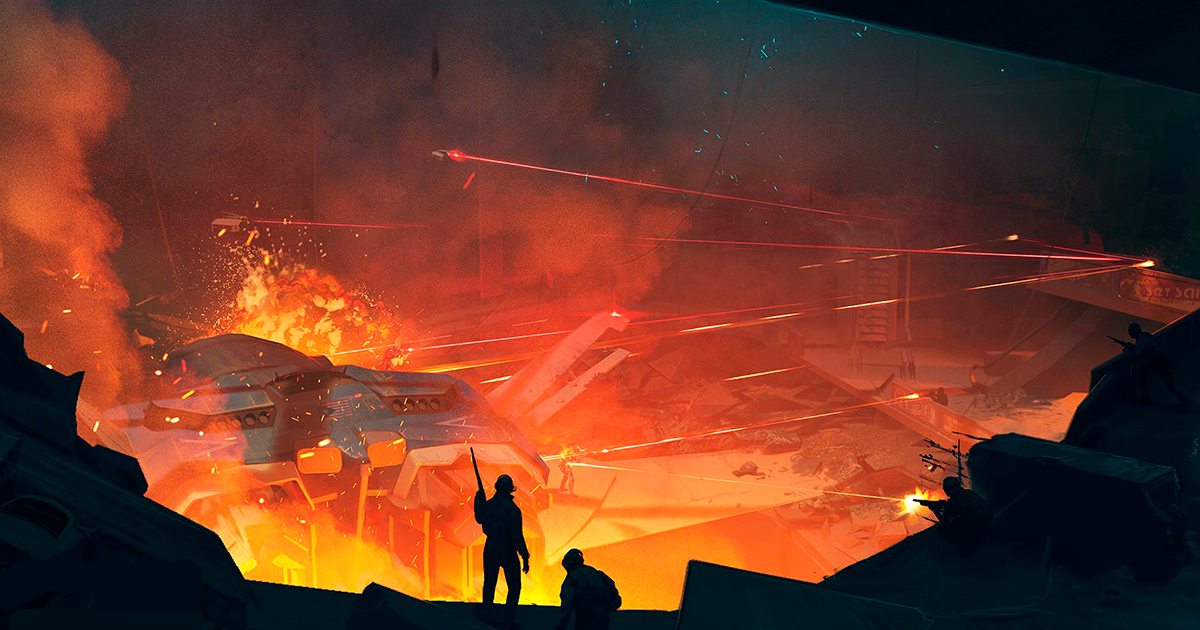 "Nou, ik hou van de manier waarop het brandt": CD PROJECT RED geeft Phantom Liberty concept art vrij met een hevig gevecht "Nou, ik hou van de manier waarop het brandt": CD PROJECT RED geeft Phantom Liberty concept art vrij met een hevig gevecht