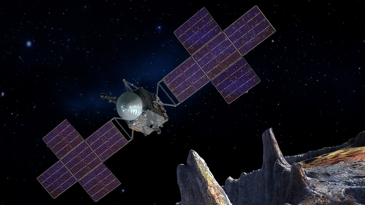 Het interplanetaire station Psyche heeft de eerste foto's uit de ruimte teruggestuurd op weg naar een asteroïde tussen Mars en Jupiter. Het interplanetaire station Psyche heeft de eerste foto's uit de ruimte teruggestuurd op weg naar een asteroïde tussen Mars en Jupiter.
