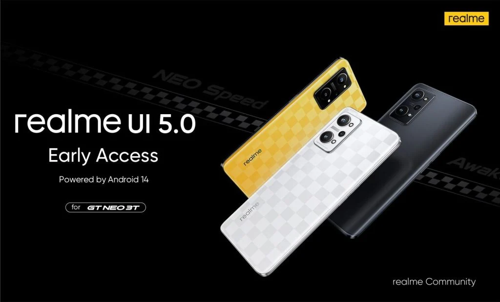 De realme GT Neo 3T heeft een bètaversie van realme UI 5.0 met besturingssysteem Android 14 ontvangen. De realme GT Neo 3T heeft een bètaversie van realme UI 5.0 met besturingssysteem Android 14 ontvangen.