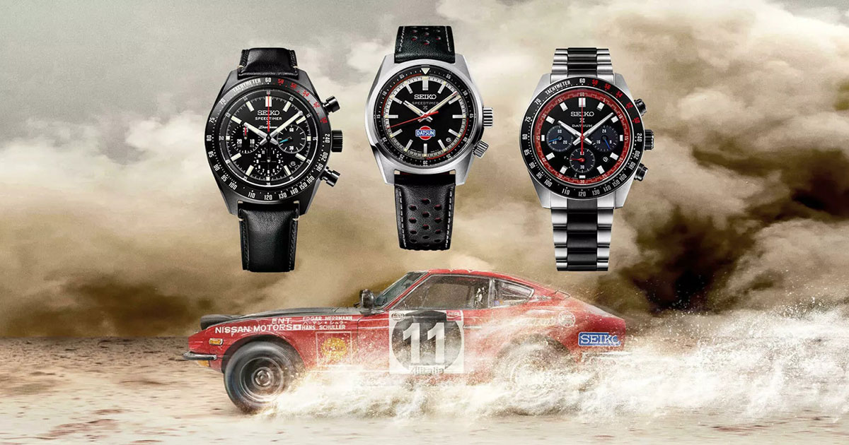 Automobielklassiekers om je pols: Nieuwe release van Seiko Seiko onthulde een horloge ter ere van de legendarische Datsun 240Z