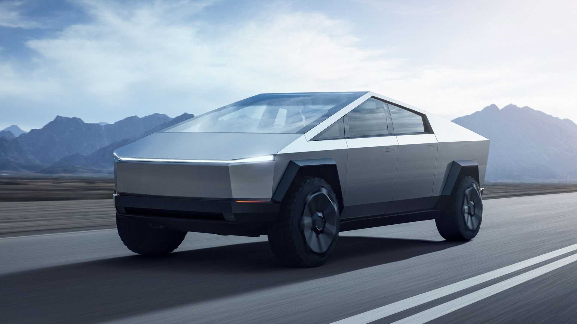 Tesla's eerste elektrische Cybertruck pick-ups hebben een bereik van slechts 565 kilometer Tesla's eerste elektrische Cybertruck pick-ups hebben een bereik van slechts 565 kilometer