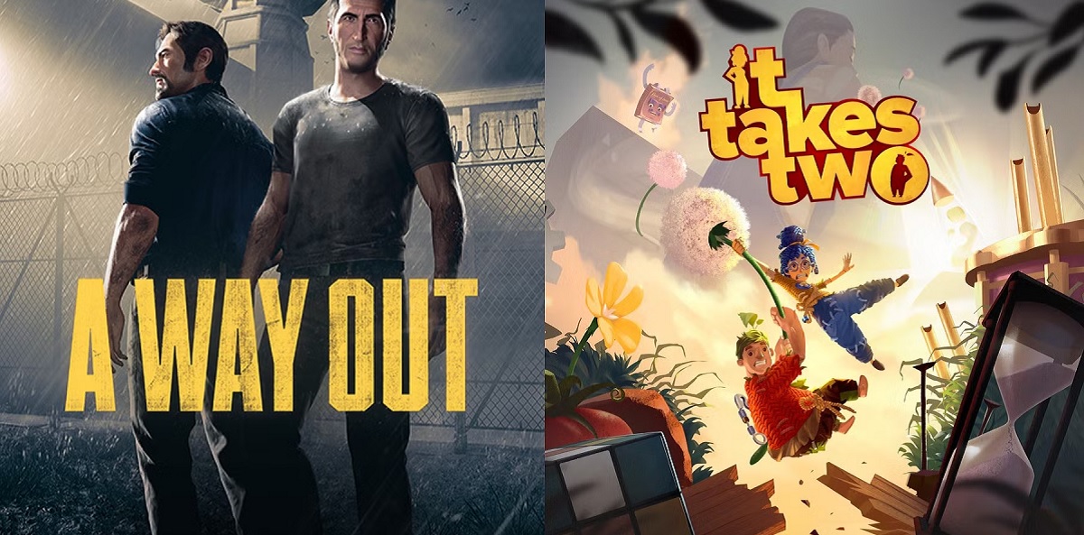 Een beschrijving van het afwijken van traditie in de collage van It Takes Two en A Way Out spellen Ontmoet It Takes Two en A Way Out in een nieuwe collage van Hazelight Studios!