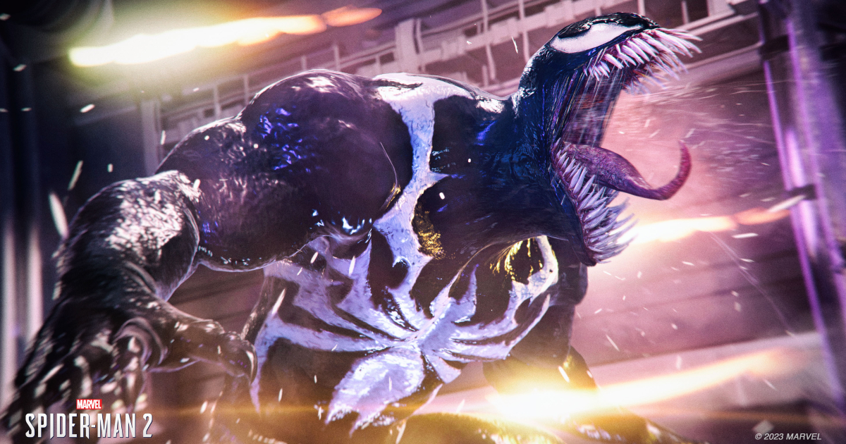 Insomniac gebruikte slechts 10% van de opgenomen lijnen van Venom in Marvel's Spider-Man 2 Insomniac gebruikte slechts 10% van de opgenomen lijnen van Venom in Marvel's Spider-Man 2
