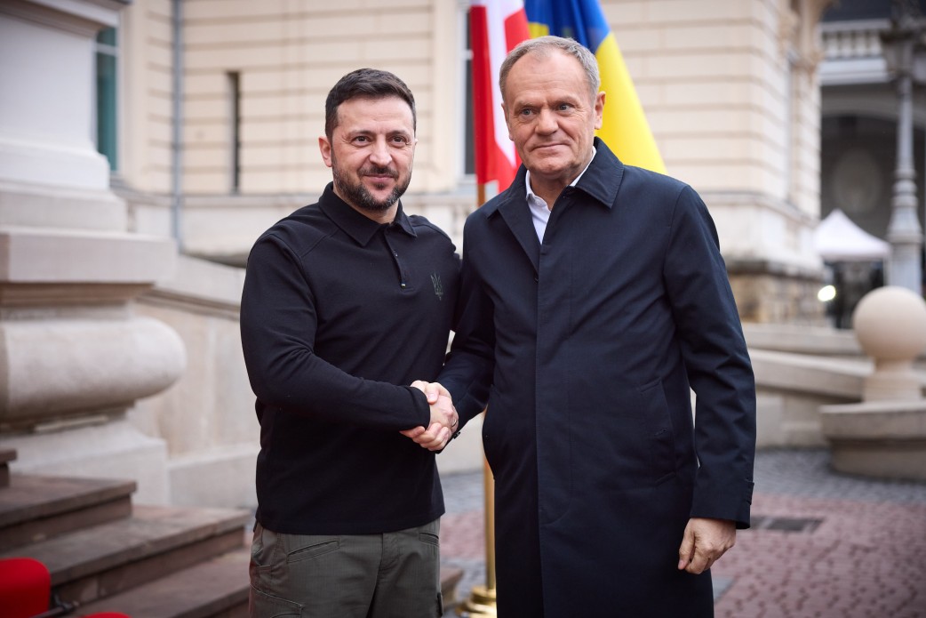 Bijeenkomst van de leiders: welke onderwerpen Zelenskyy en Tusk bespraken President van Oekraïne Zelenskyy en premier van Polen Tusk hebben gesprekken gevoerd