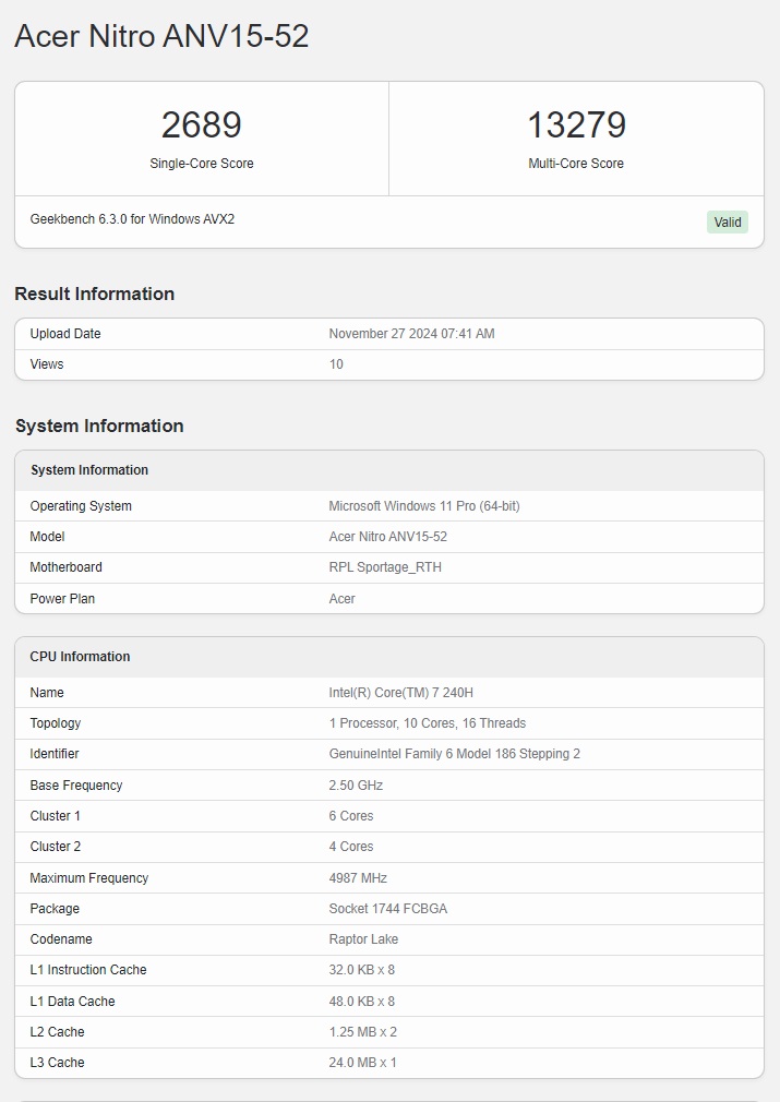 Acer Nitro ANV15-52 с RTX 4050 Acer Nitro ANV15-52 с RTX 4050