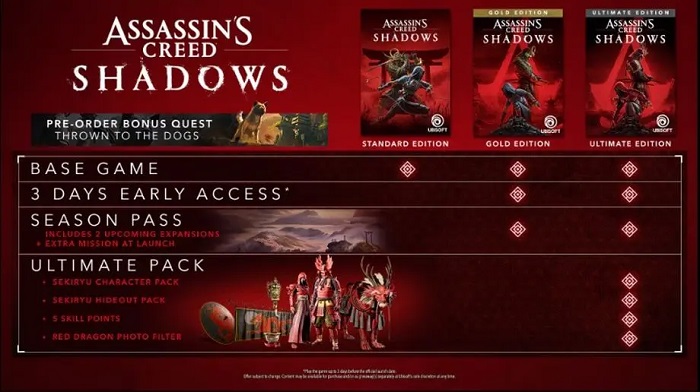 Ubisoft heeft een luxe verzamelaarseditie van Assassin's Creed Shadows onthuld: fans van de franchise zullen deze niet aan zich voorbij kunnen laten gaan-2 Ubisoft heeft een luxe verzamelaarseditie van Assassin's Creed Shadows onthuld: fans van de franchise zullen deze niet aan zich voorbij kunnen laten gaan-2