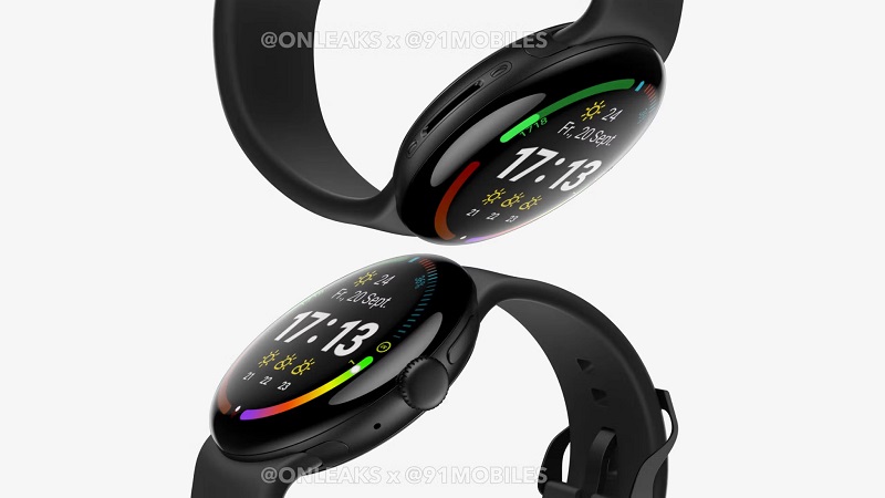 Render van Google Pixel Watch 4 Render van Google Pixel Watch 4