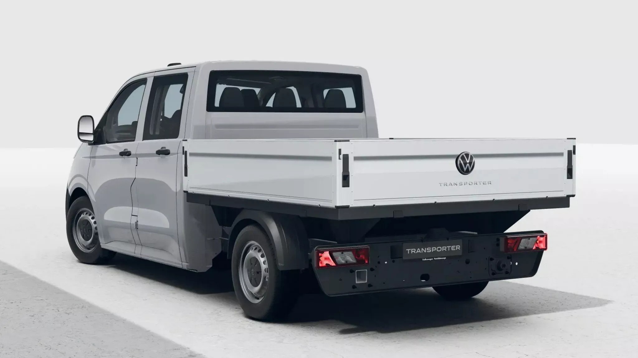 Volkswagen Transporter DoKa met open carrosserie Volkswagen Transporter DoKa met open carrosserie