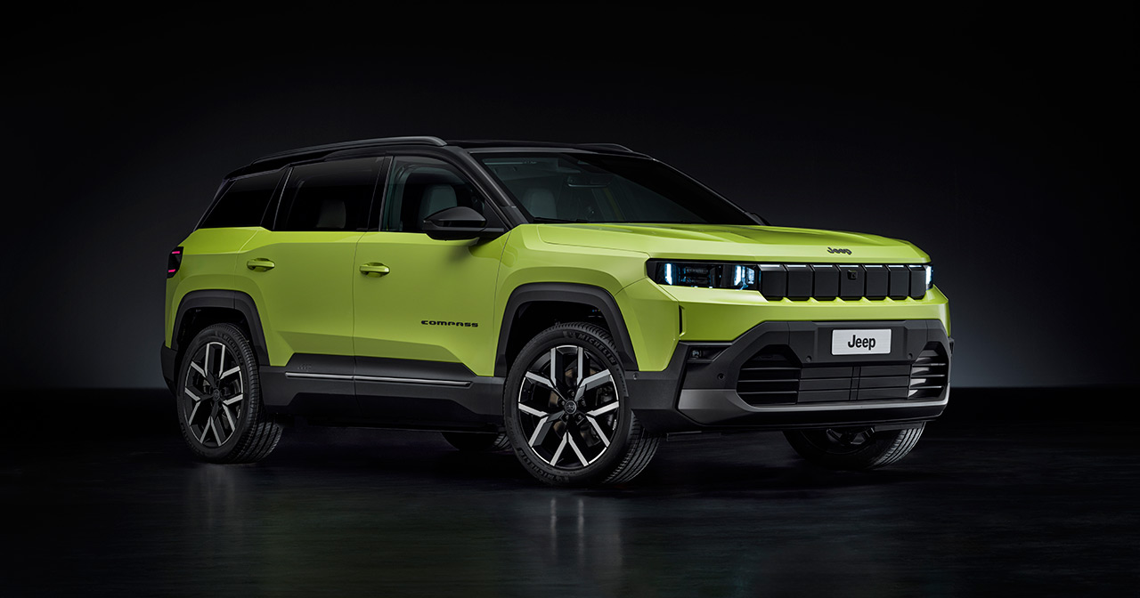 Jeep Compass 2023 van voren Jeep Compass 2023 van voren